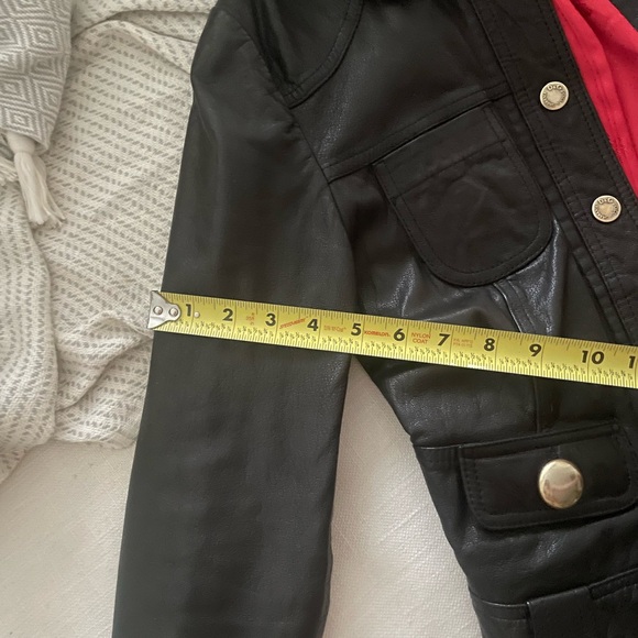 D&G Black Leather Moto Jacket - Picture 7 of 8